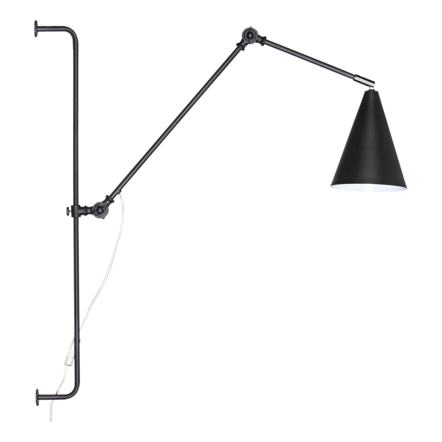 ByRydens - Candeeiro de parede YUKON 1xE27/5W/230V preto