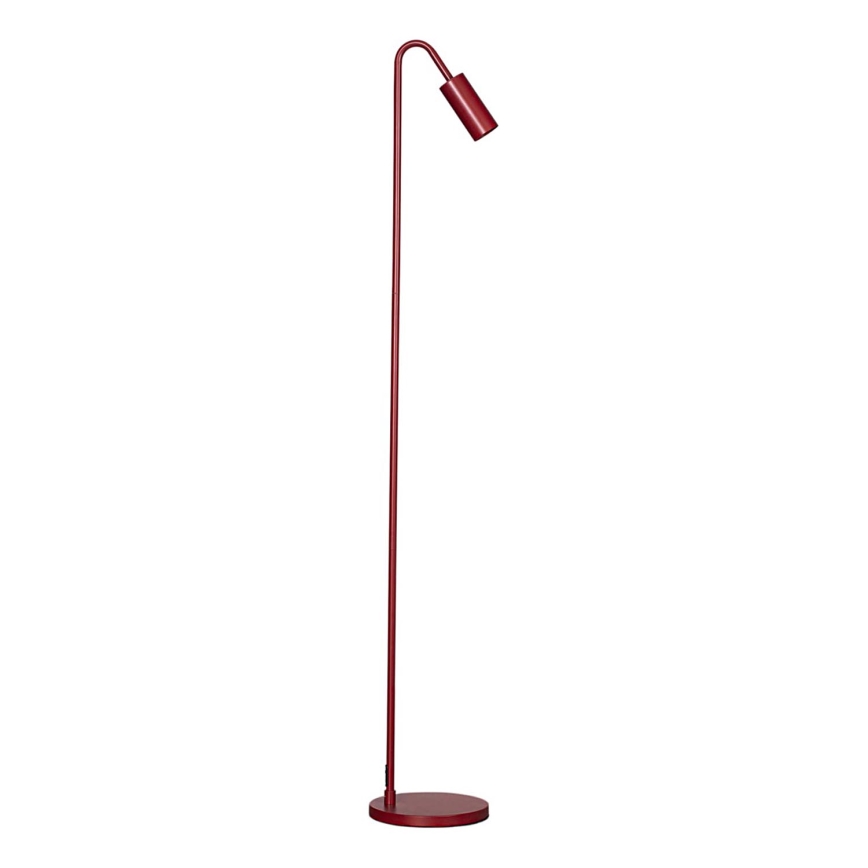 ByRydens - Candeeiro de pé CURVE 1xGU10/7W/230V vermelho