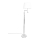 ByRydens - Candeeiro de pé LED ORLANDO 1xE27/5W/230V + LED/3W branco/cromado brilhante diâmetro 36 cm