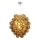 ByRydens - Candeeiro suspenso DELUXE 4xE14/5W/230V fumado/castanho diâmetro 64 cm