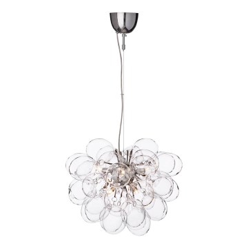 ByRydens - Candeeiro suspenso GROSS 8xG9/4W/230V transparente diâmetro 50 cm