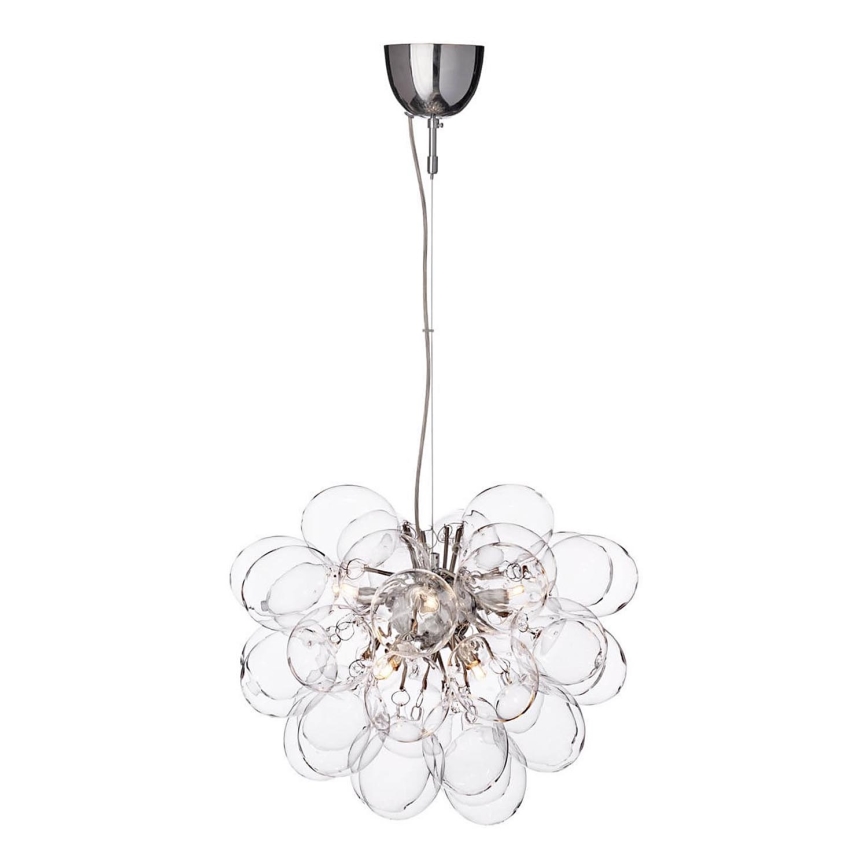 ByRydens - Candeeiro suspenso GROSS 8xG9/4W/230V transparente diâmetro 50 cm