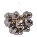 ByRydens - Candeeiro suspenso GROSS GRANDE 8xG9/4W/230V fumado/preto diâmetro 62 cm