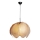ByRydens - Candeeiro suspenso LOU LOU 1xE27/5W/230V bege diâmetro 80 cm