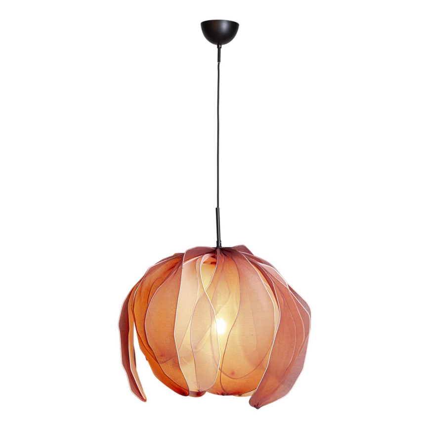 ByRydens - Candeeiro suspenso LOU LOU 1xE27/5W/230V rosa diâmetro 80 cm