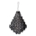 ByRydens - Candeeiro suspenso MONARQUE GRANDE 11xE14/5W/230V preto diâmetro 58 cm