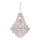 ByRydens - Candeeiro suspenso MONARQUE GRANDE 11xE14/5W/230V transparente diâmetro 58 cm