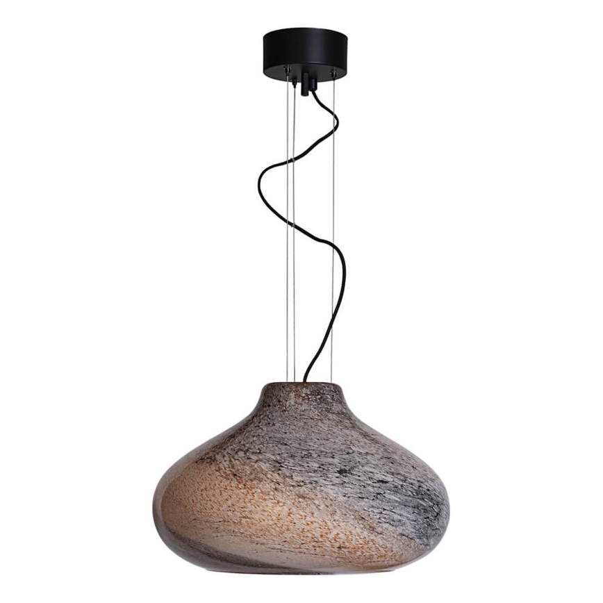 ByRydens - Lustre suspenso por cabo MIRA 1xE27/5W/230V castanho