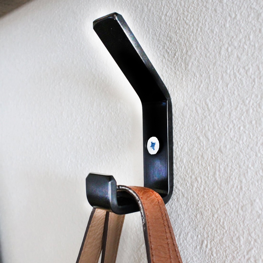 Cabide 11x4 cm preto