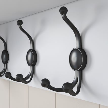 Cabide de parede 37,2x90 cm branco/ bege
