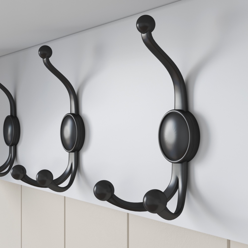 Cabide de parede 37,2x90 cm branco/ bege