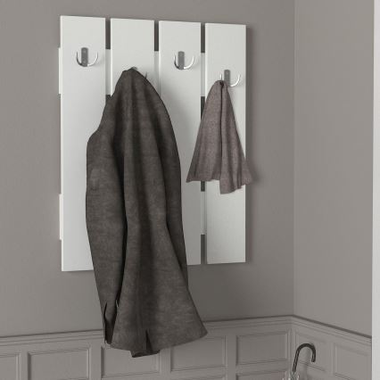 Cabide de parede ANITA 80x64,7 cm branco