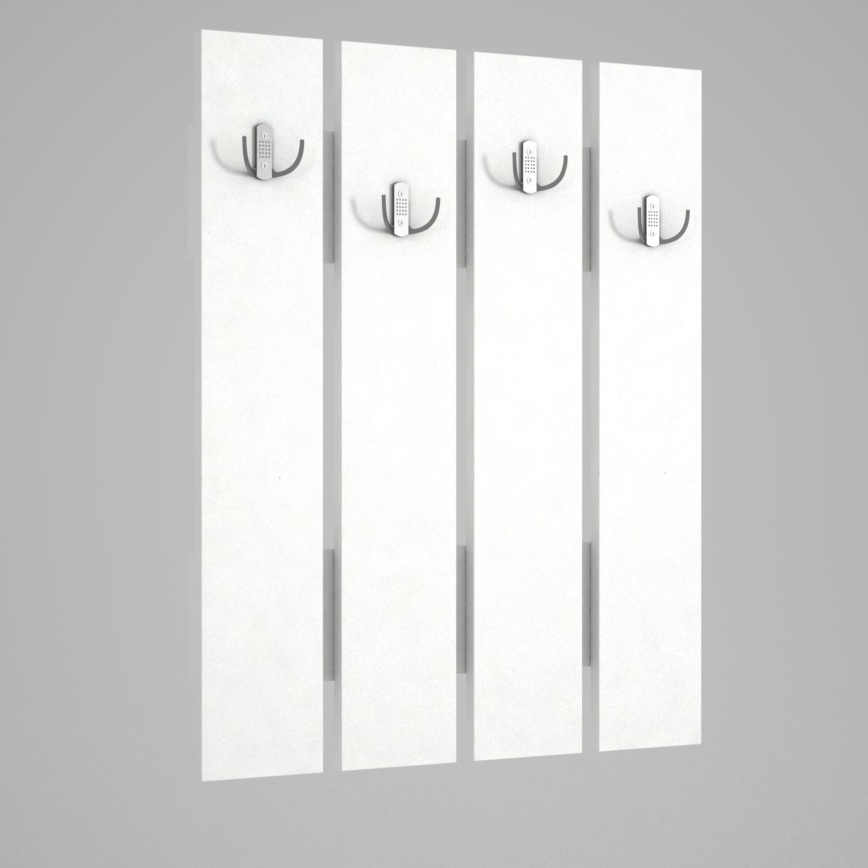 Cabide de parede ANITA 80x64,7 cm branco