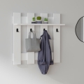 Cabide de parede CARINA 70x70 cm branco