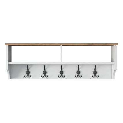 Cabide de parede RANI 120x37,2 cm branco/bege