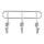 Cabide de parede TWIST 13,3x25,3 cm cromado brilhante