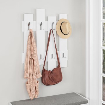 Cabide de parede WAVE 81x64 cm branco