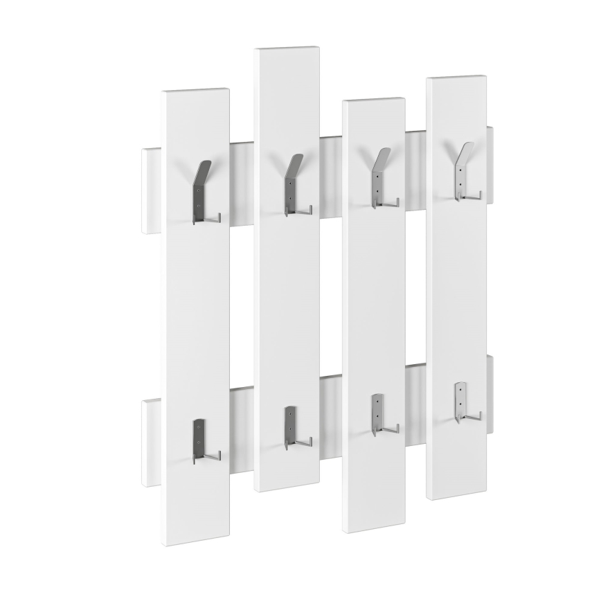 Cabide de parede WAVE 81x64 cm branco