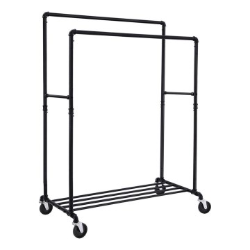 Cabideiro móvel LINEA preto