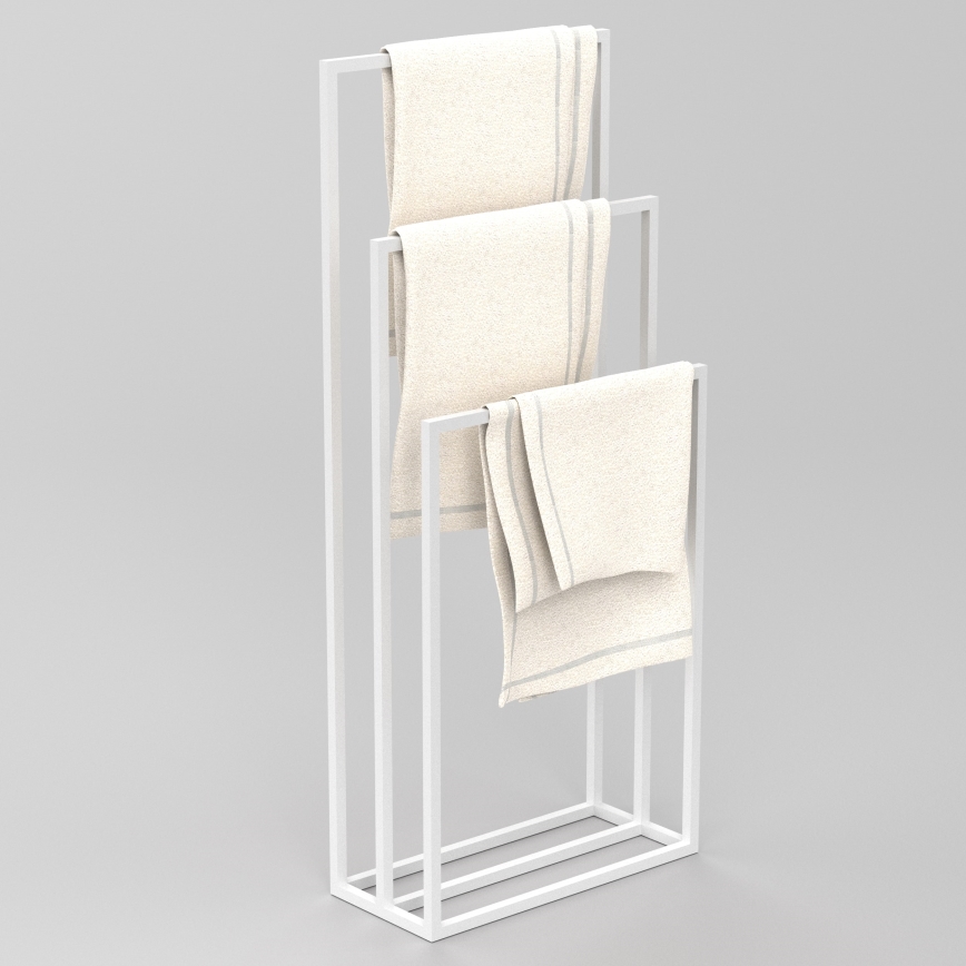 Cabide para toalhas 105x45 cm branco