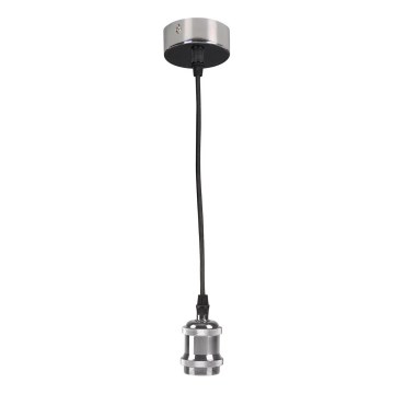 Cabo de carregamento 1xE27/20W/230V cromado brilhante