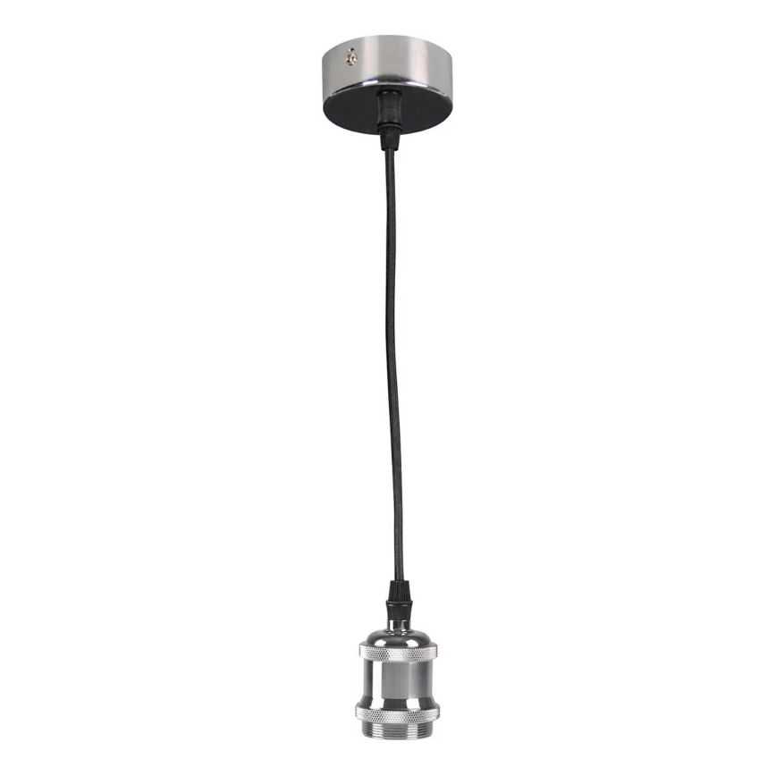 Cabo de carregamento 1xE27/20W/230V cromado brilhante