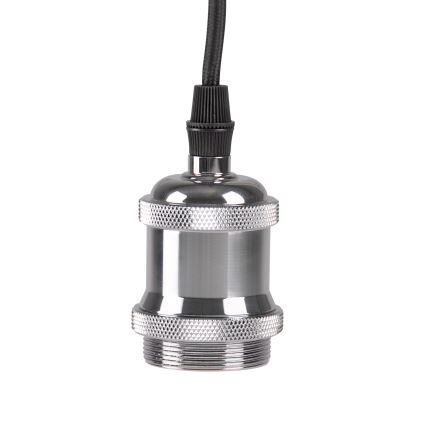 Cabo de carregamento 1xE27/20W/230V cromado brilhante