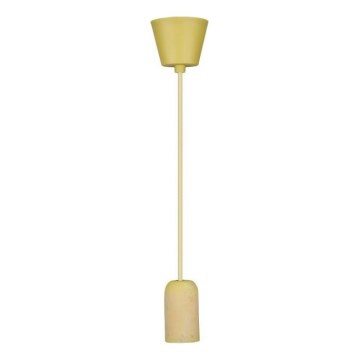 Cabo de carregamento 1xE27/60W/230V betão/amarelo