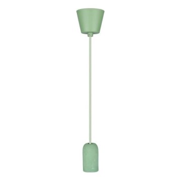 Cabo de carregamento 1xE27/60W/230V betão/verde