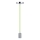 Cabo de carregamento 1xE27/60W/230V verde/cromado brilhante