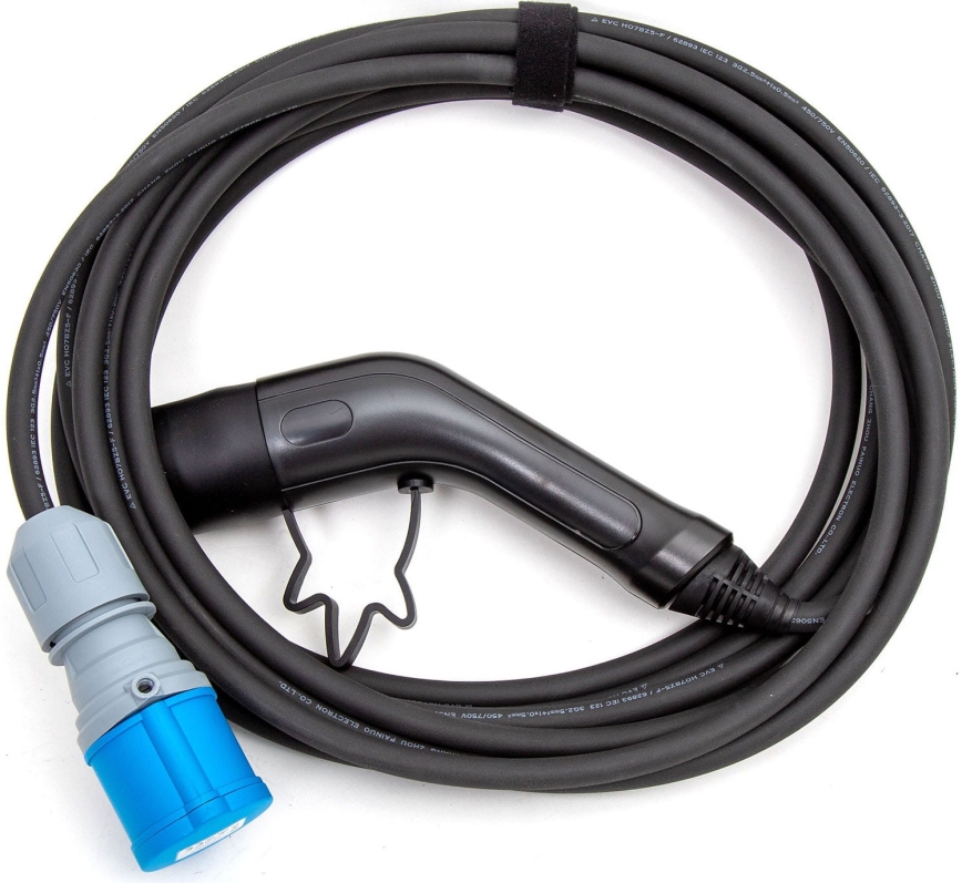 Cabo de carregamento para autocaravanas elétricas tipo 2 7 m 3,6kW 16A