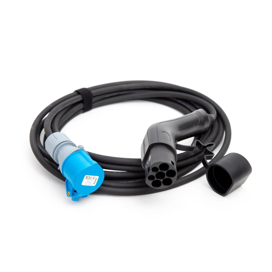 Cabo de carregamento para autocaravanas elétricas tipo 2 7 m 3,6kW 16A