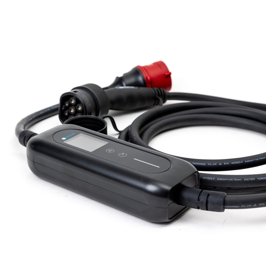 Cabo de carregamento para carros elétricos tipo 2 5 m 22kW 16A IP54 Tuya