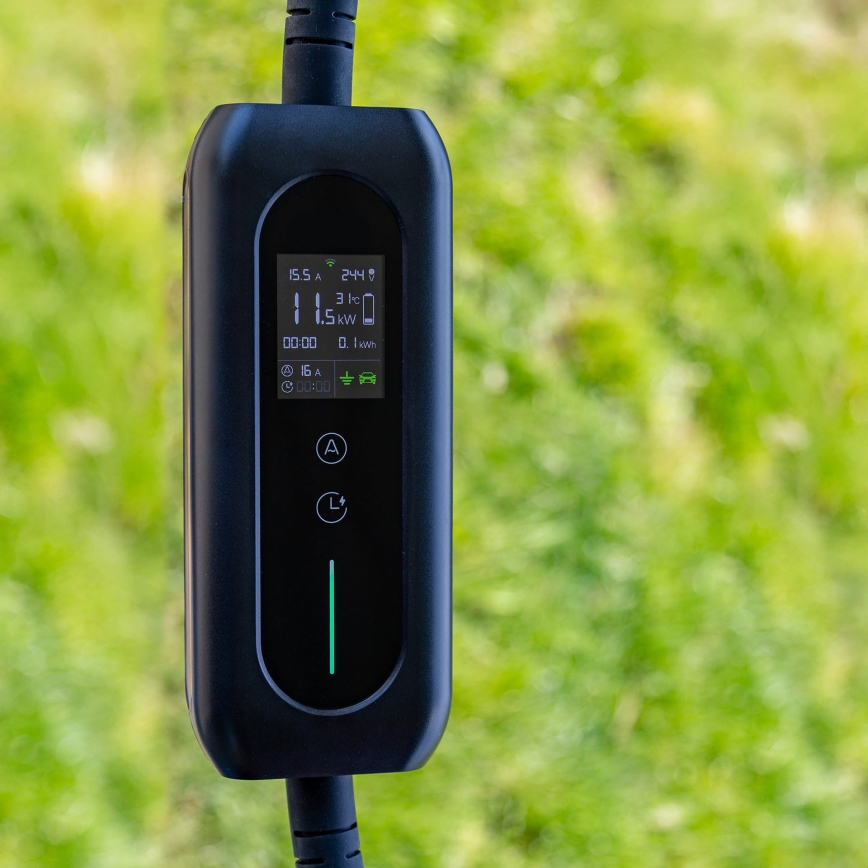 Cabo de carregamento para carros elétricos tipo 2 5 m 22kW 16A IP54 Tuya