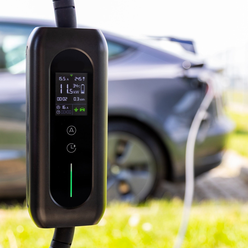 Cabo de carregamento para carros elétricos tipo 2 5 m 22kW 16A IP54 Tuya