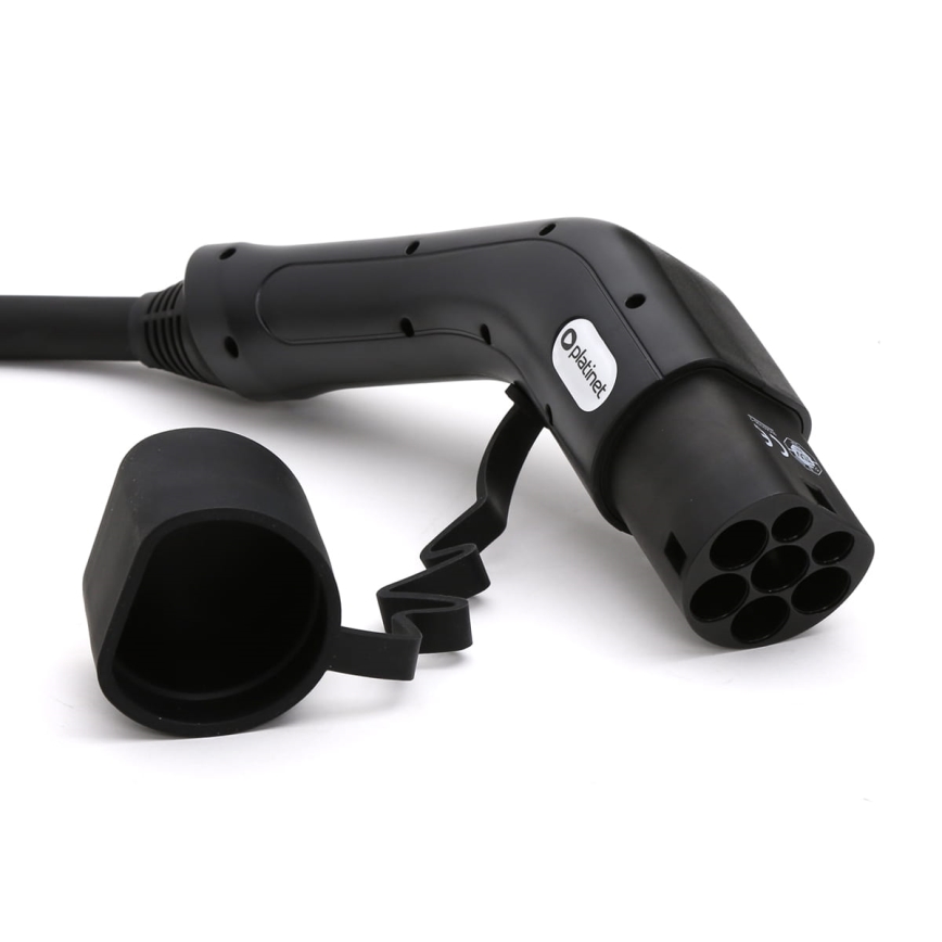 Cabo de carregamento para carros elétricos tipo 2 5m 11kW 16A IP54 preto
