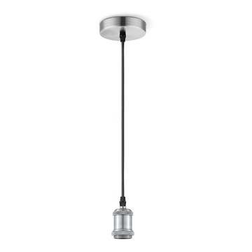 Cabo de carregamento VINTAGE 1xE27/60W/230V cromado mate