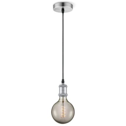 Cabo de carregamento VINTAGE 1xE27/60W/230V cromado mate