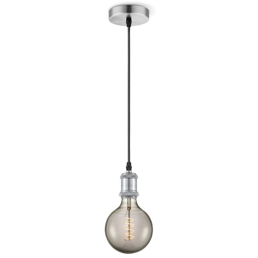 Cabo de carregamento VINTAGE 1xE27/60W/230V cromado mate