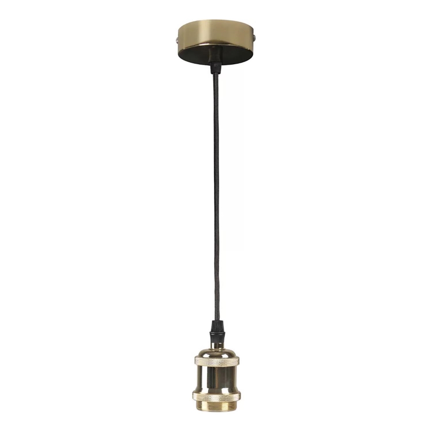 Cabo de carregar 1xE27/20W/230V dourado