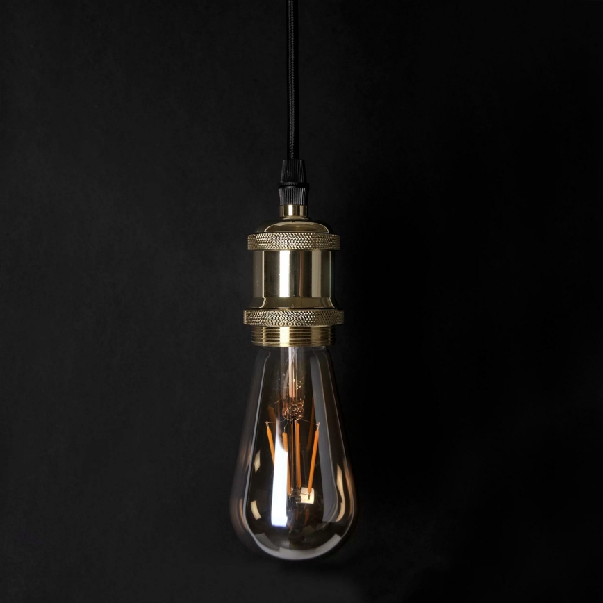 Cabo de carregar 1xE27/20W/230V dourado