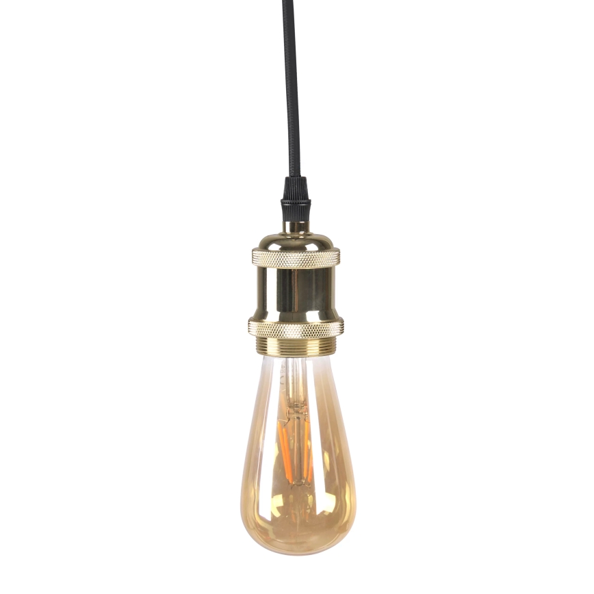 Cabo de carregar 1xE27/20W/230V dourado