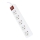 Cabo de extensão com interruptor 5Z Type E 5m branco
