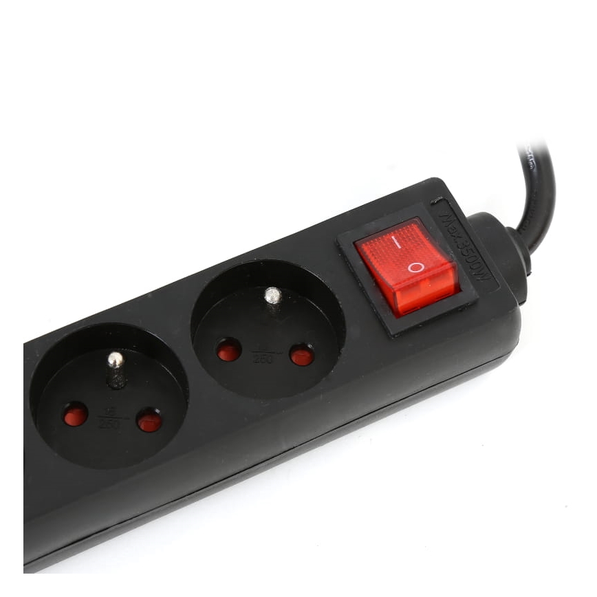 Cabo de extensão com interruptor 5Z Type E 5m preto