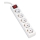 Cabo de extensão com interruptor 5Z Type F 5m branco