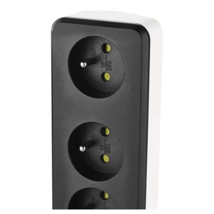 Cabo de extensão inteligente com interruptor GoSmart 4Z + 1xUSB-A + 1xUSB-C 2 m Wi-Fi Tuya