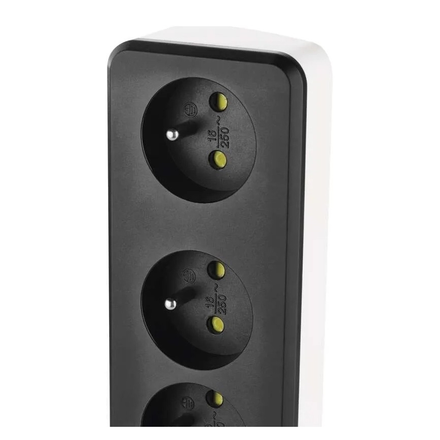 Cabo de extensão inteligente com interruptor GoSmart 4Z + 1xUSB-A + 1xUSB-C 2 m Wi-Fi Tuya
