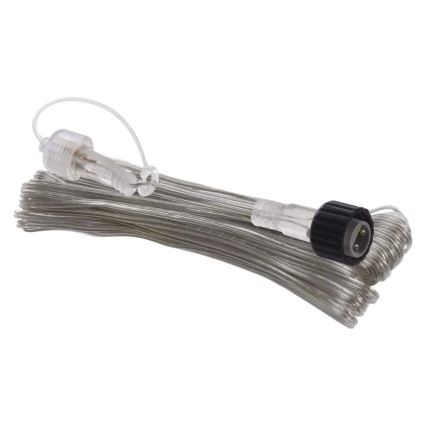 Cabo de extensão para cordões de iluminação interligáveis, transparente, 10 m, IP44