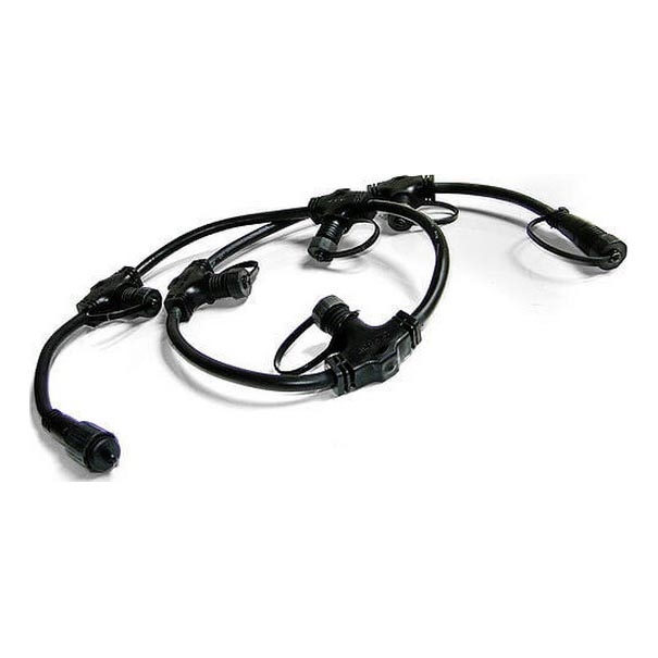 Cabo de ligação para exterior EASY CONNECT 5 conectores 1m IP67