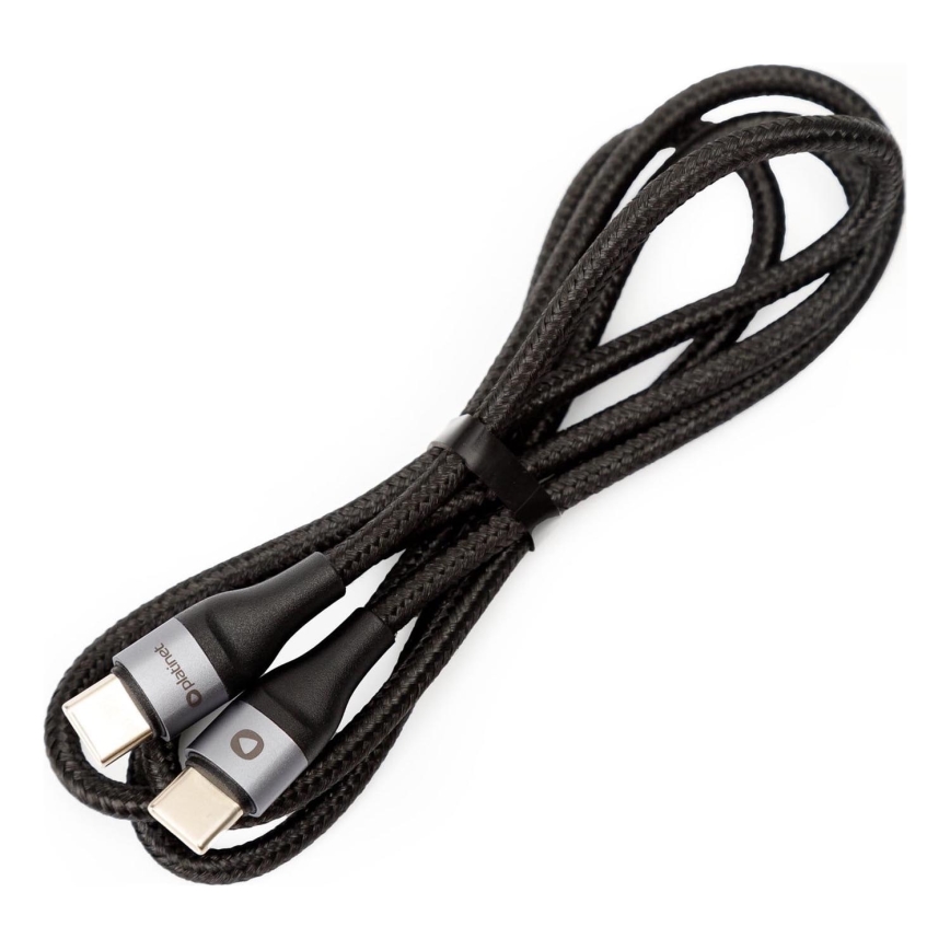 Cabo USB resistente USB-C / USB-C conector 60W 1m preto